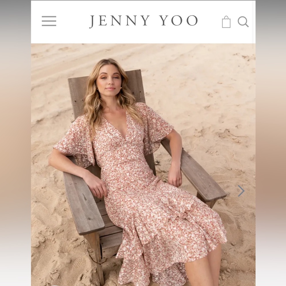 Jenny Yoo April Rose Multi Print Dress